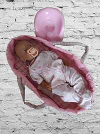 Кукла ребенок Baby Born оригинал с переноской, горшком и одеждой