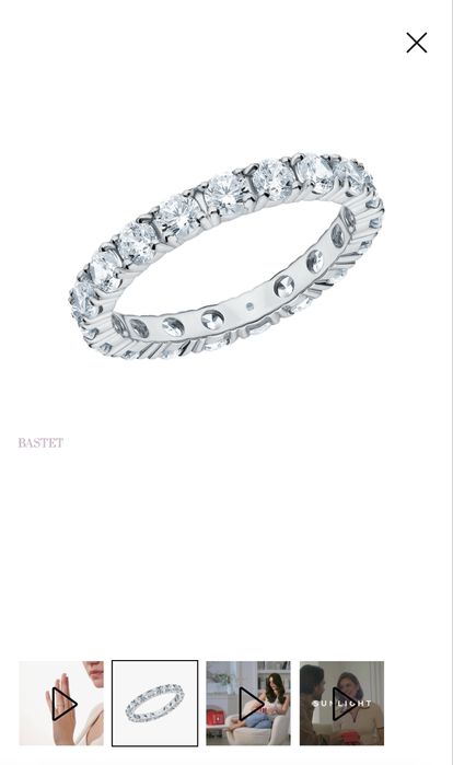 Женское кольцо Sunlight серебро