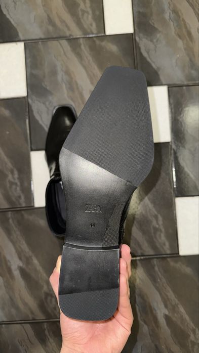 Мъжки ботуши от релефна кожа - 44 номер