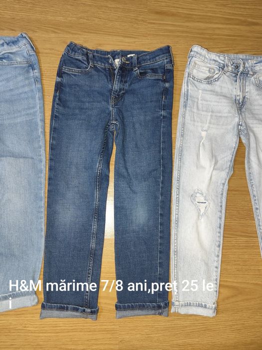Blugi H&M mărime 7/8 ani