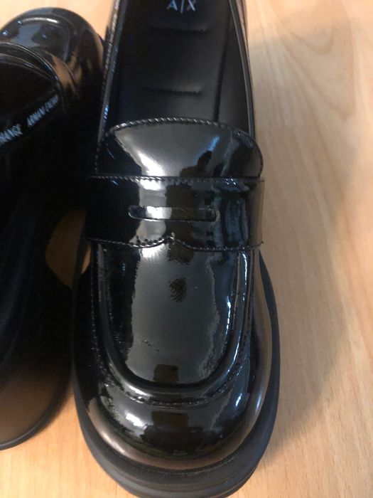 Vand pantofi noi, mocasini, Armani Exchange, mar 39