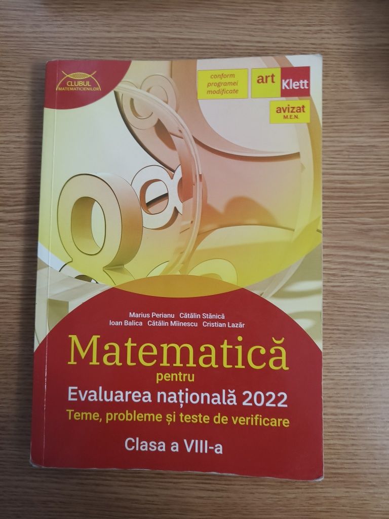 Culegeri de Matematica și Romana pentru clasa a8-a
