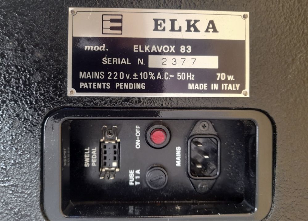 Elka Elkatone 83 generator tonuri acordeon