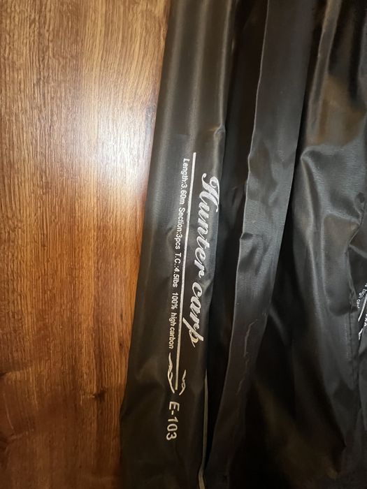 Set 4 Lansete WindBlade Hunter Crap 3.6 + 4 Mulinete GB 10000