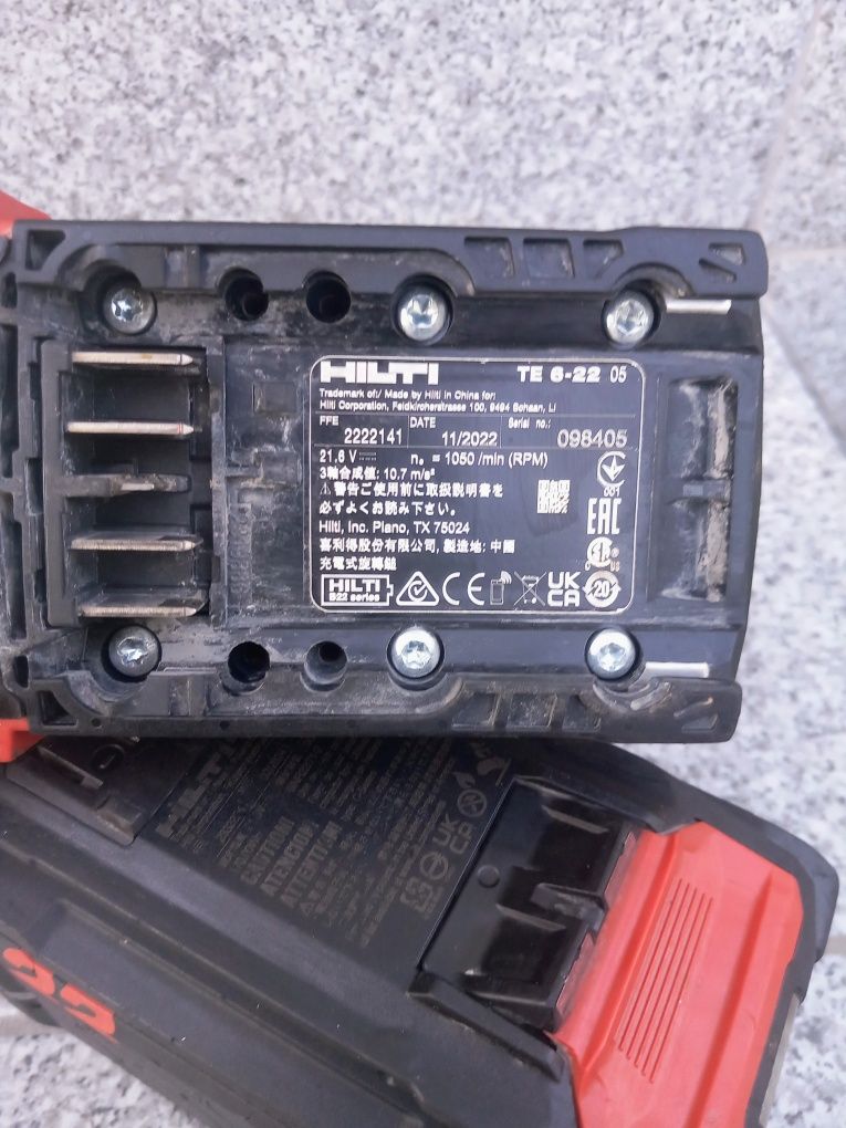 Hilti TE 6-22 Перфоратор Nuron