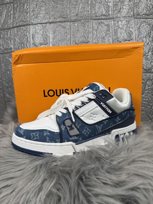 Louis Vuitton Alb Albastru White Blue Cutie