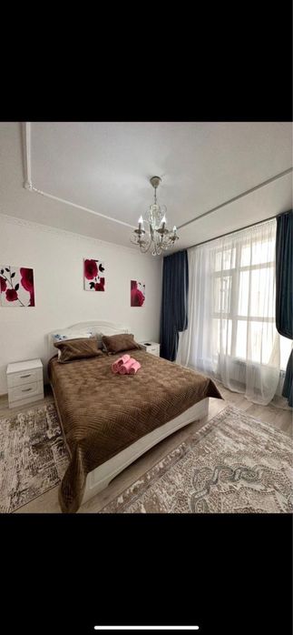 1 комнатная квартира посуточно Момышулы