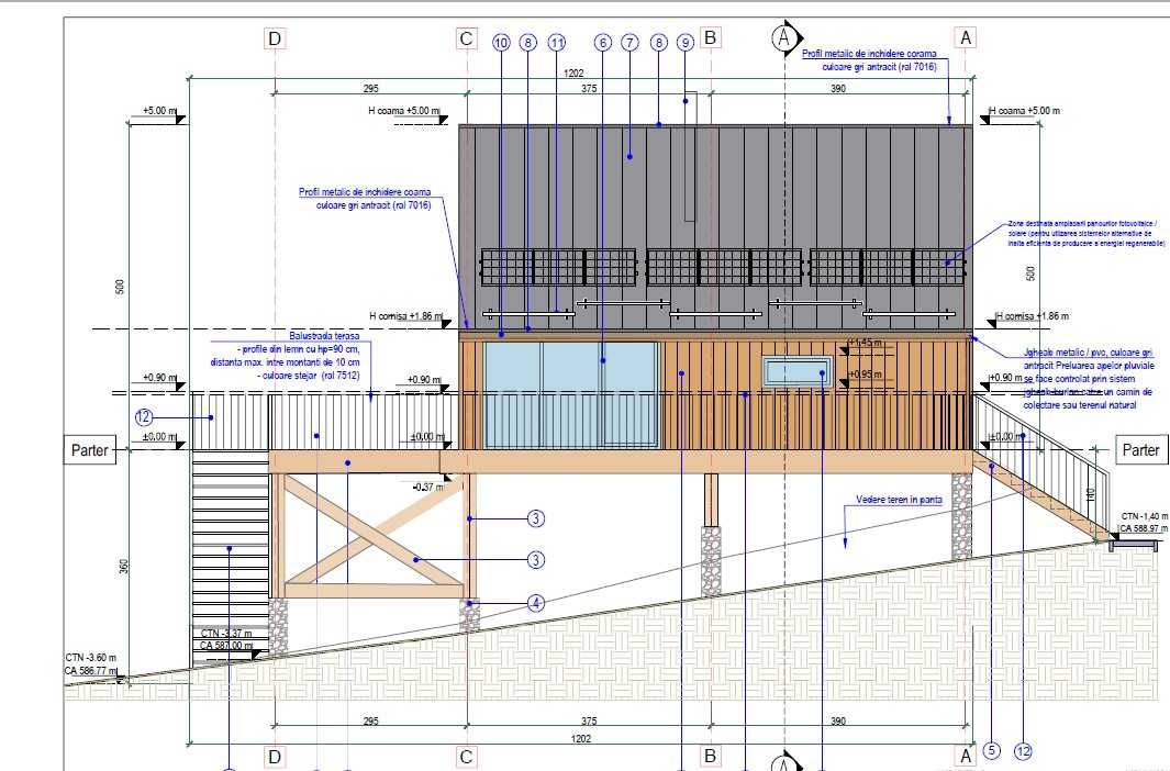 Teren 400mp cu proiect de cabana in Breaza in minicomplex