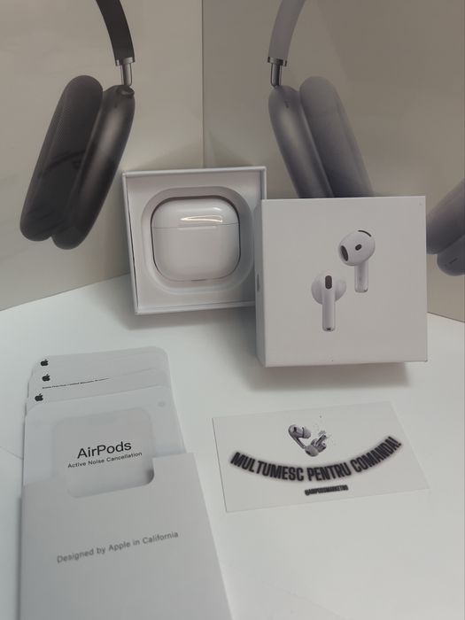 *GARANTIE* Airpods 4 ANC sigilate calitate top