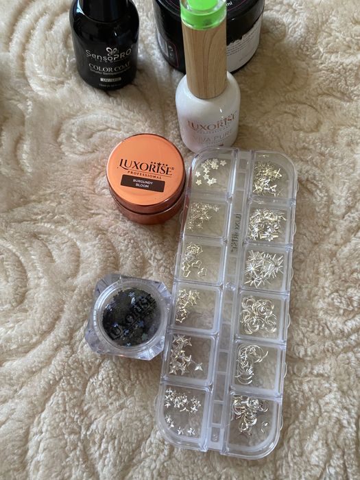 Set Rubber base, top, oje semipermanente unghii.