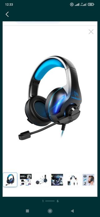 Casti audio Over-Ear Yinsan, Gaming. Stereo surround, Noise Cancelling