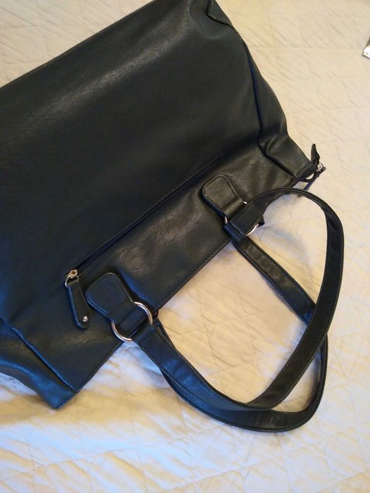 Geanta elegantă,piele, de la Carpisa, dame , culoare verde inchis