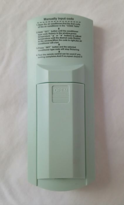 Универсальный пульт управления от кондиционера