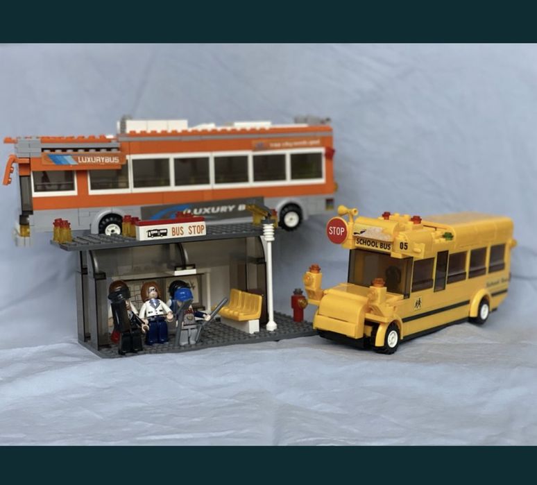 Lego set autobuze scolare