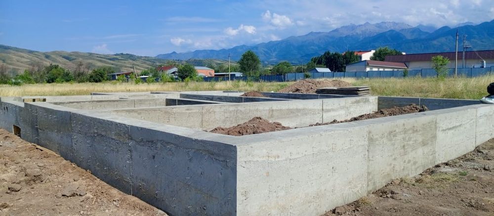 Фундамент заливка