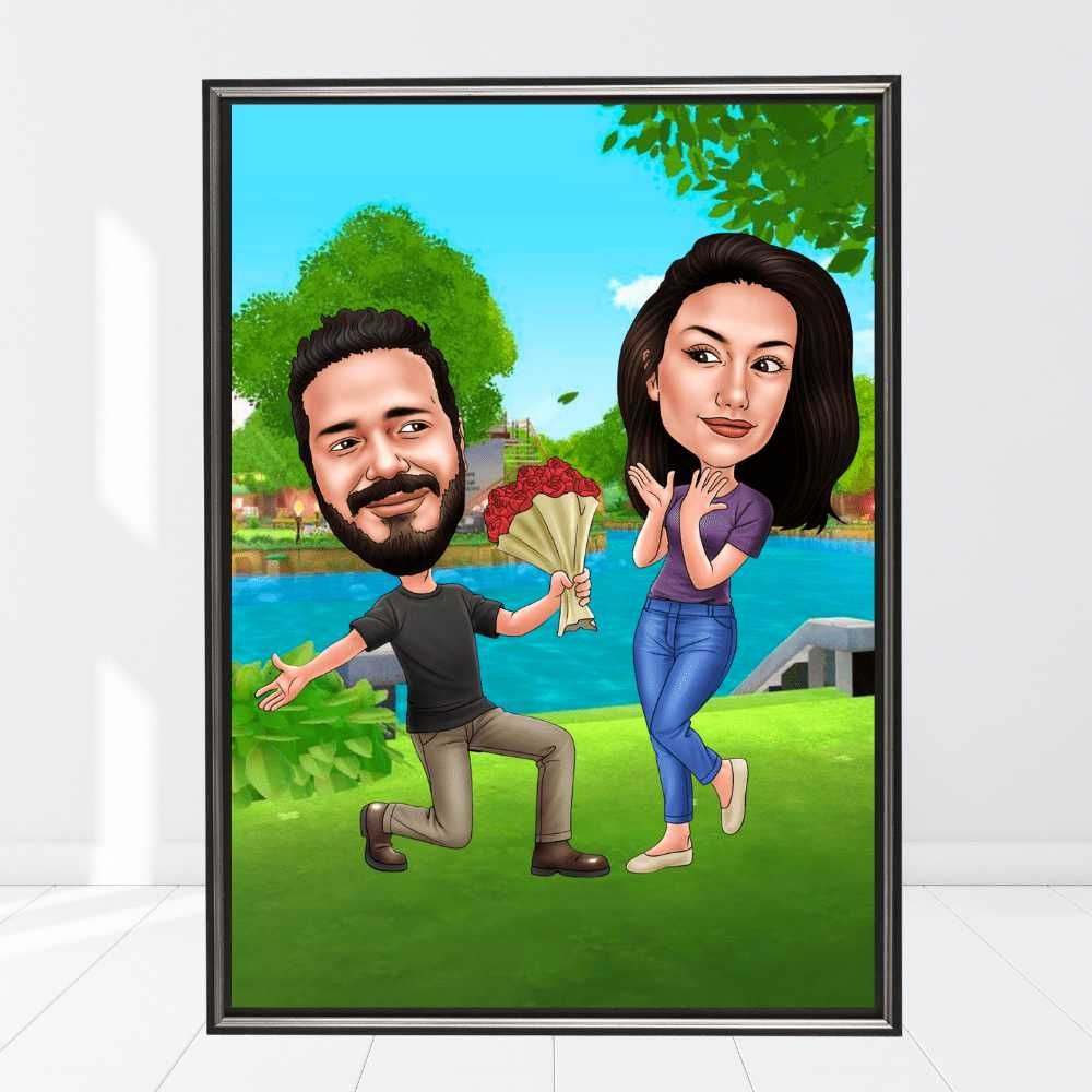Cadou Cuplu Barbati Femei Tablouri Personalizate Zi de Nastere
