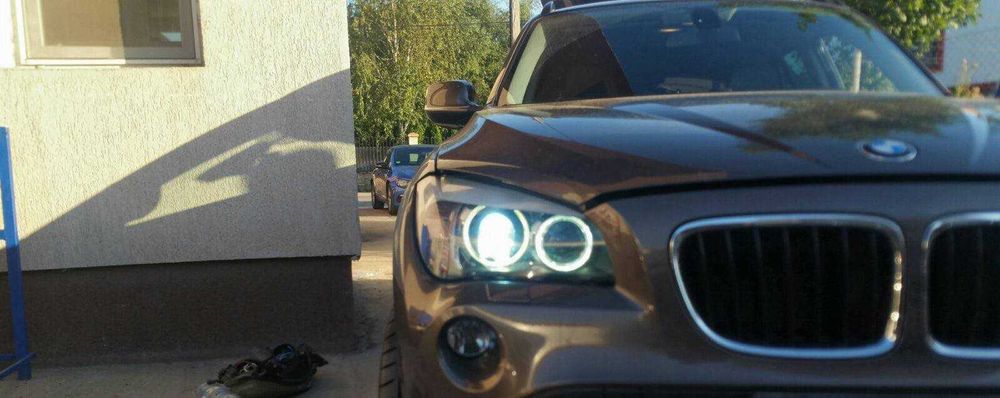 BMW X1 E84- Kit Lupe Bixenon+Xenon 35W+Angel Eyes
