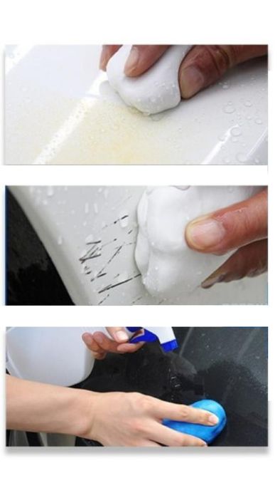 комплект за почистване с клей/глинени барове - zollex clay bar