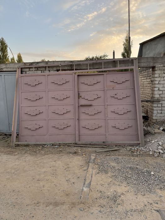 Darvoza rosiya metal. Ворота российские металл ширина 3,80 высота 2,50