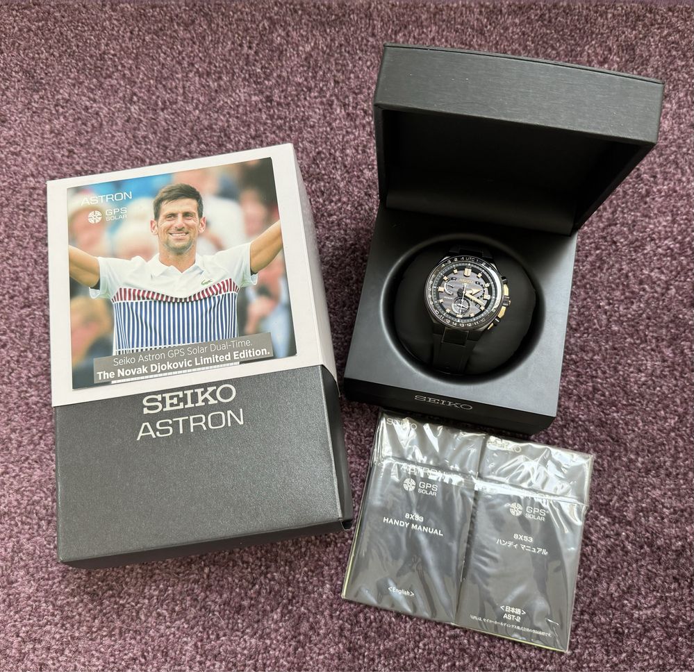 Seiko Astron Limited Edition Novak Djokovic Executive Sports NOU