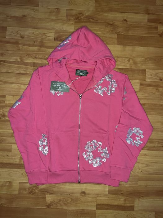 Hanorace Denim Tears Swarovski Diferite Modele ( Roz , Negru , Gri)