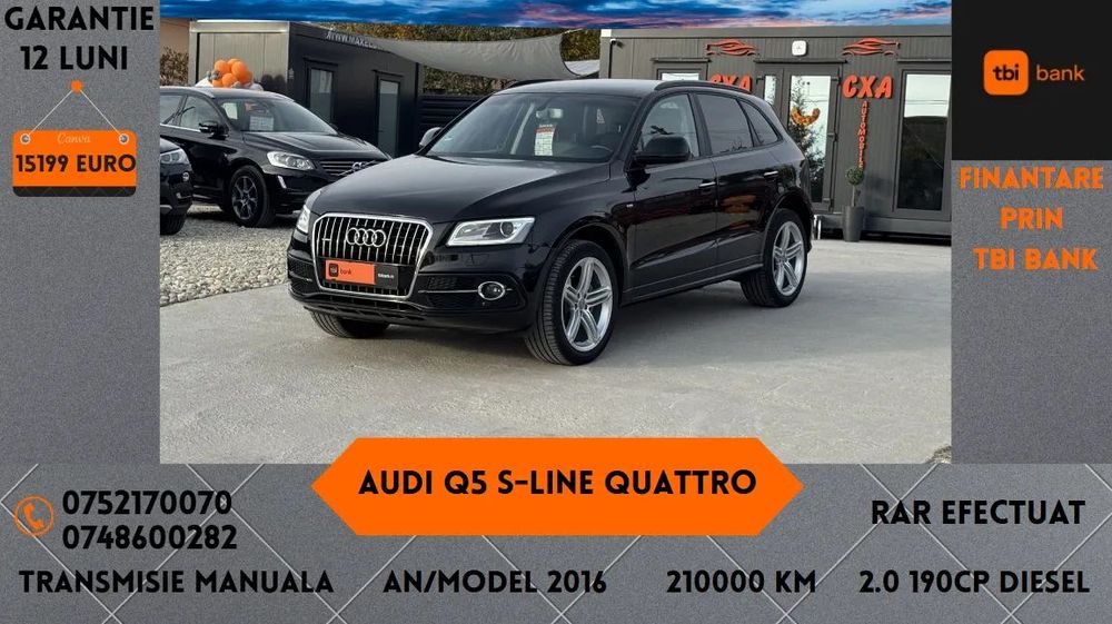 Audi Q5 RAR Efectuat / Bang&OLUFSEN / Quattro / Bi-Xenon Adaptiv