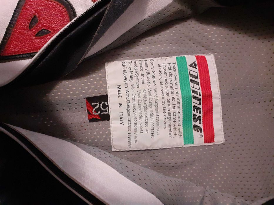 Geaca orig+pantaloni piele Dainese