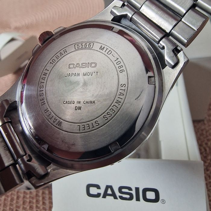 Ceas Casio Cronograf MTD-1086 baterie nouă