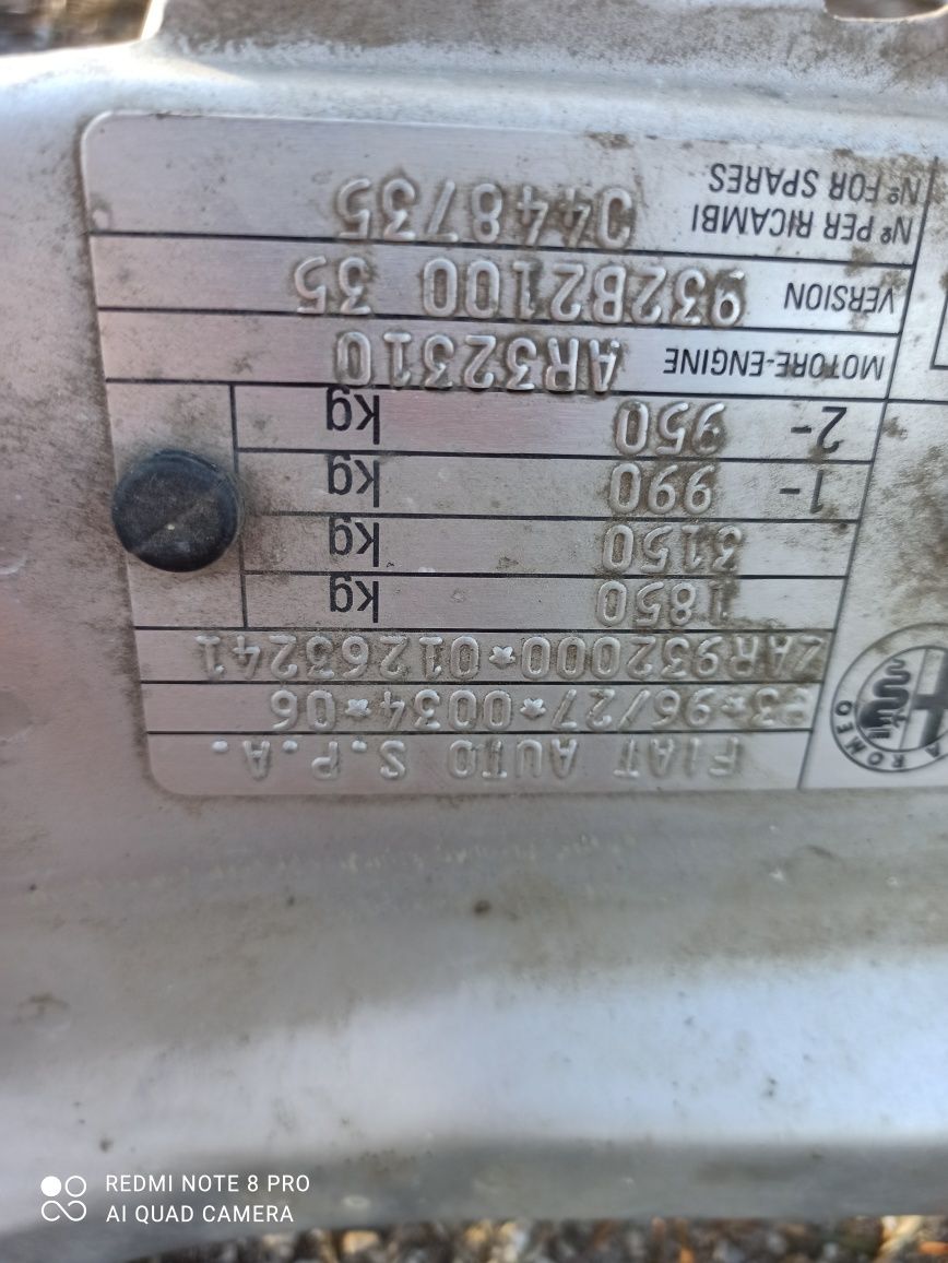 Продавам двигател Алфа Ромео 1.8 16v AR32310