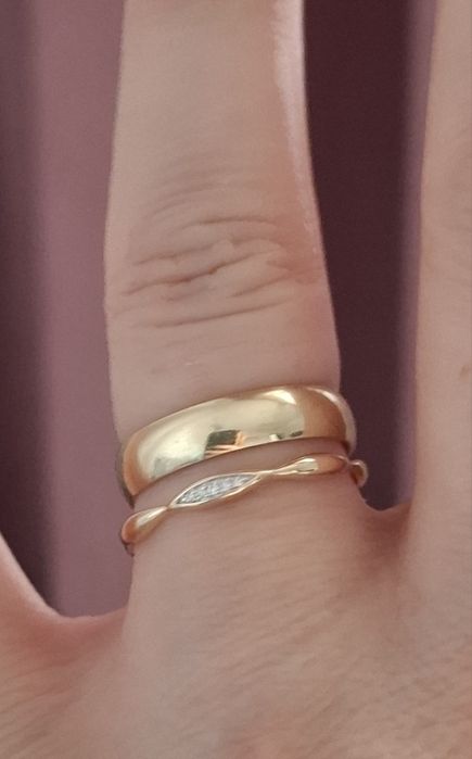 Inel aur 14k diamante