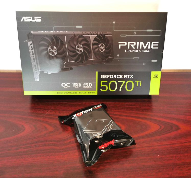 Placa video ASUS Prime RTX 5070 TI + THERMAL GRIZZLY WireView GPU