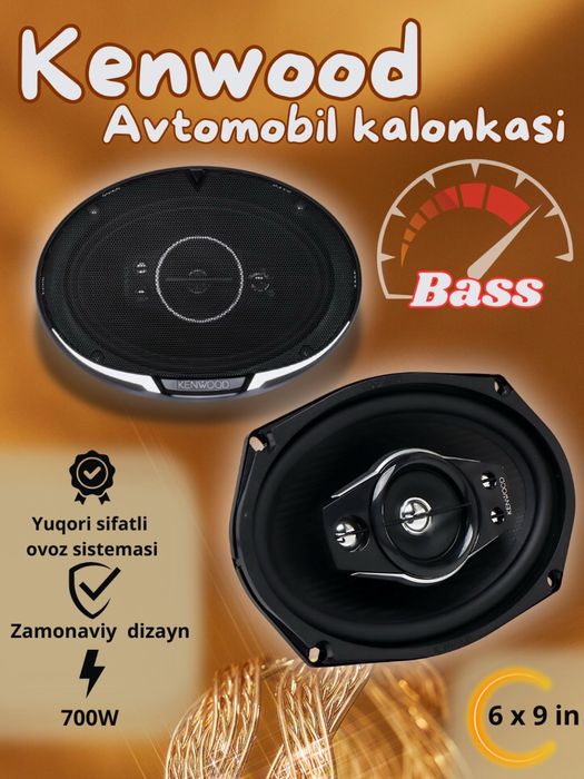 kenwood 700w 2ta qovun kalonka yangi 4ta pishalkali super sfat baquvat