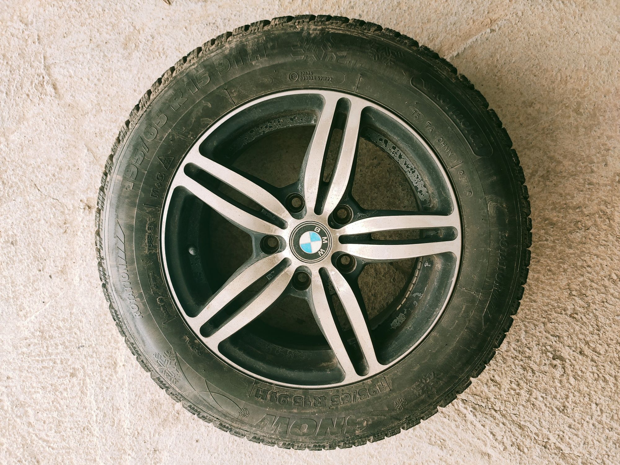 Лети джанти BMW 15" Style 167 със Зимни гуми  195/65/15 на един сезон