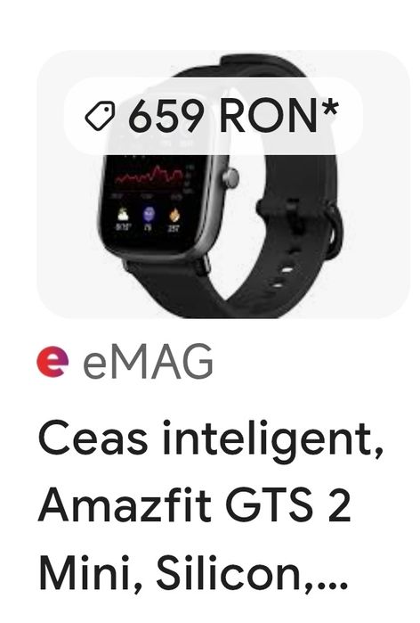 Ceas amazfit gts 2 mini, nu se incarca
