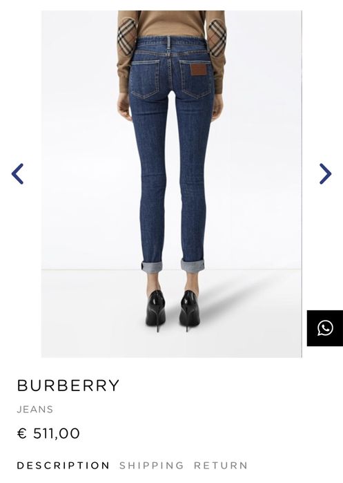 Дънки Burberry размер 25