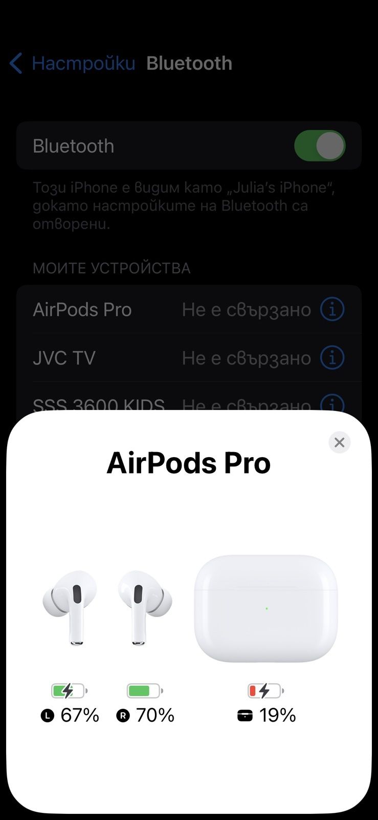 Слушалки Apple Air Pods Pro
