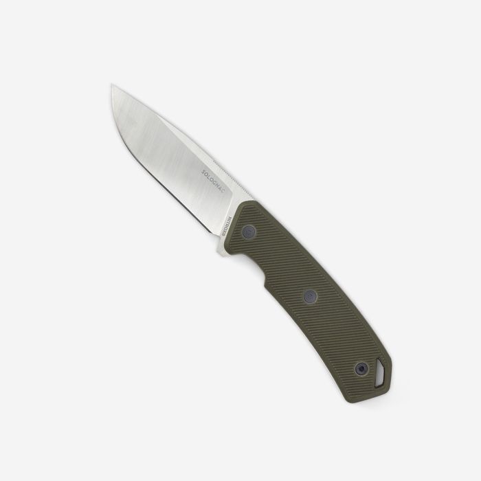 Cuțit fix 9cm Sika 90 Fr Grip kaki - produs resigilat Decathlon