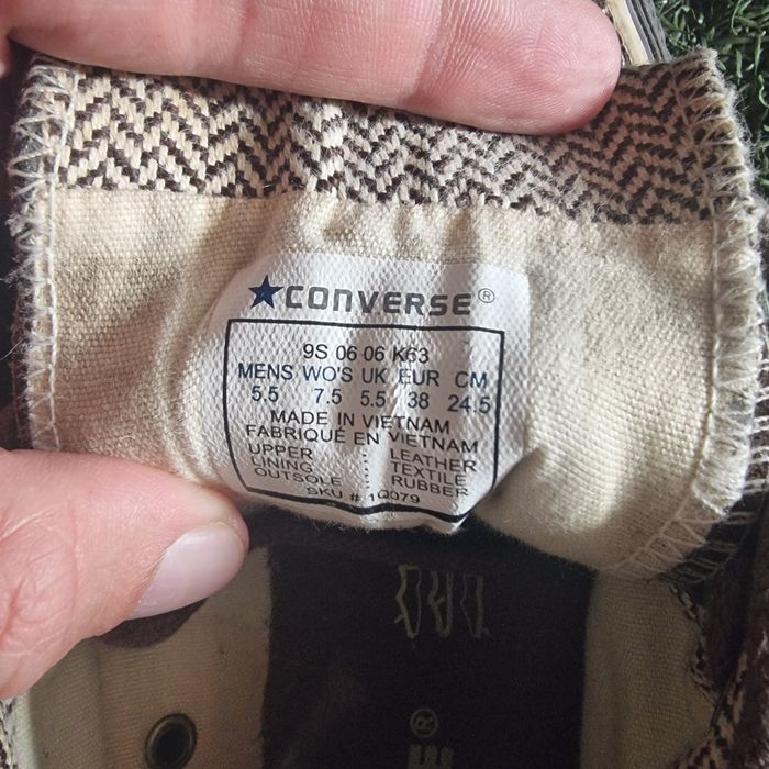 Tenesi Converse All Star piele intoarsa