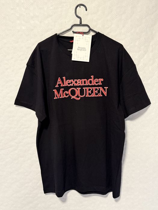 Tricou Alexander McQueen - negru, calitate premium