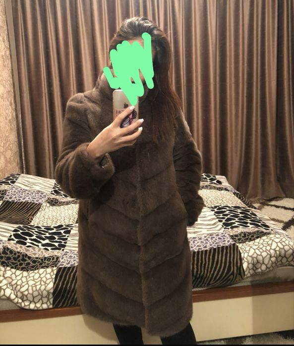 норковая шуба в отличном состоянии