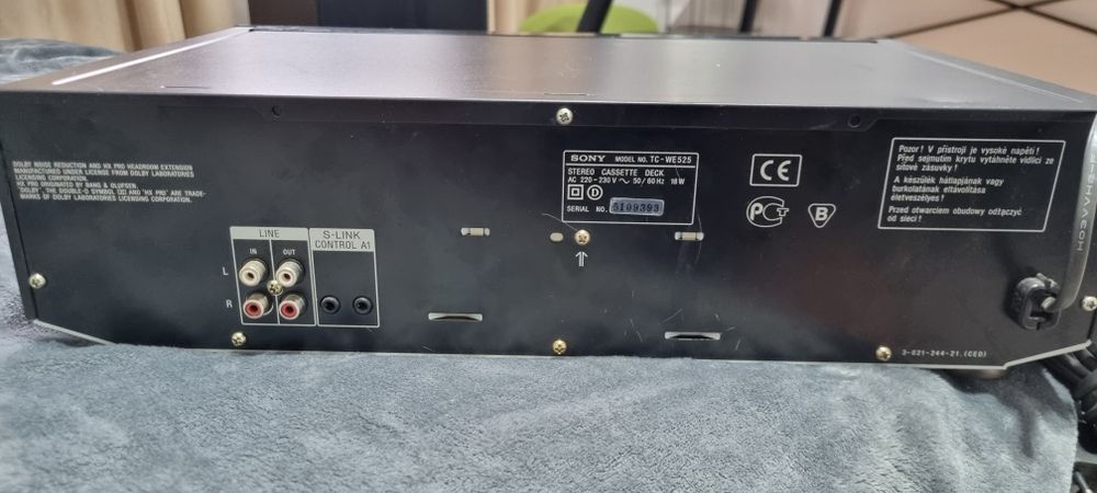 Dublu deck Sony TC WE525 si Luxman K 5A