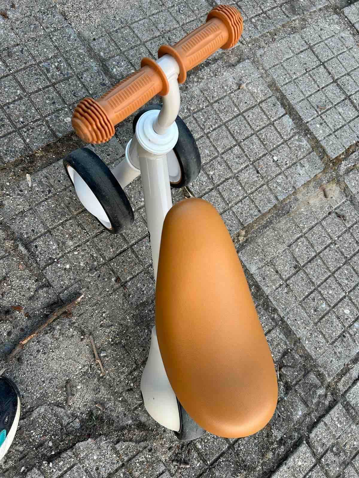 Kinderkraft Колело за баланс Cutie Light Beige - като ново