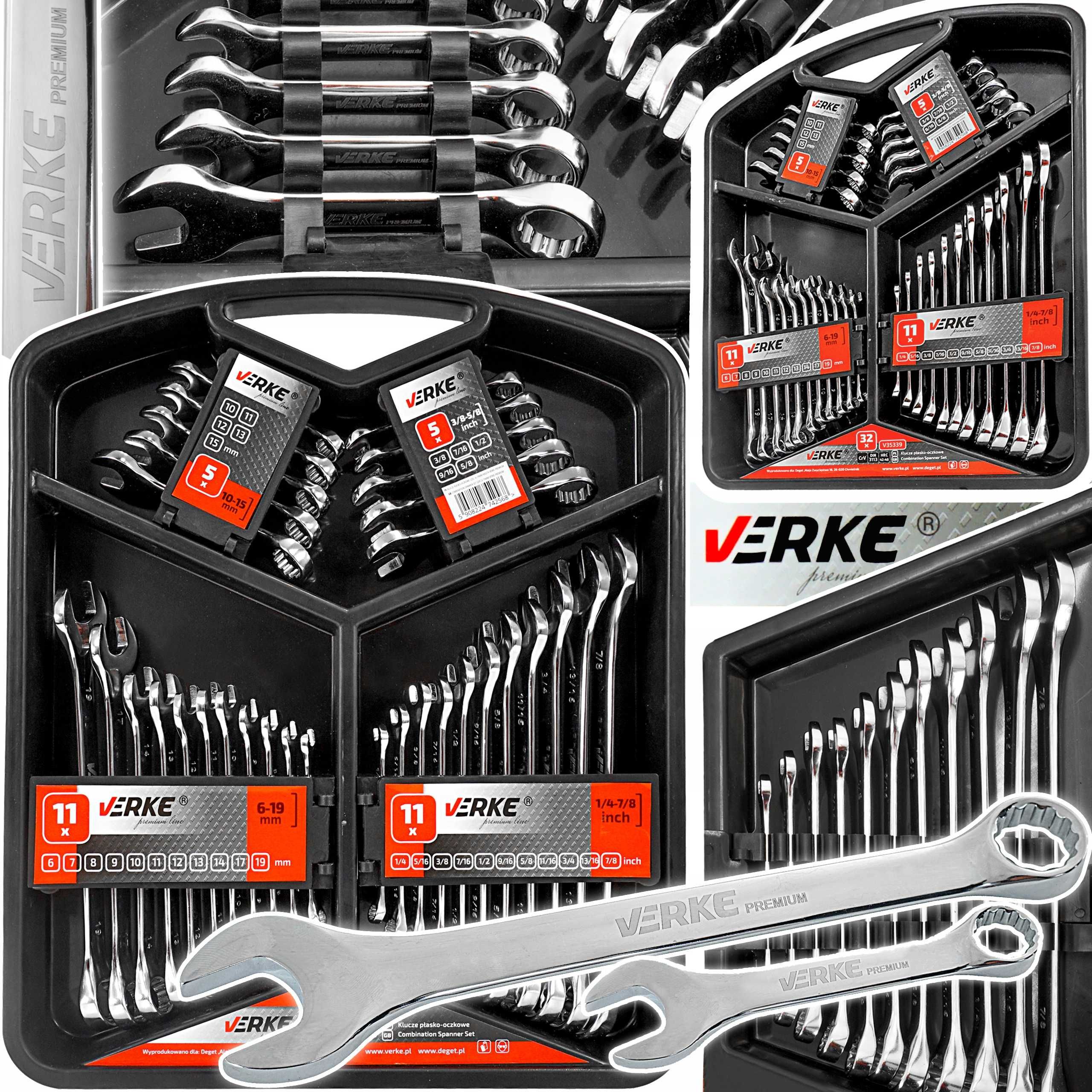 Set chei fixe combinate 6-19mm 32piese scurte si lungi (V35339)