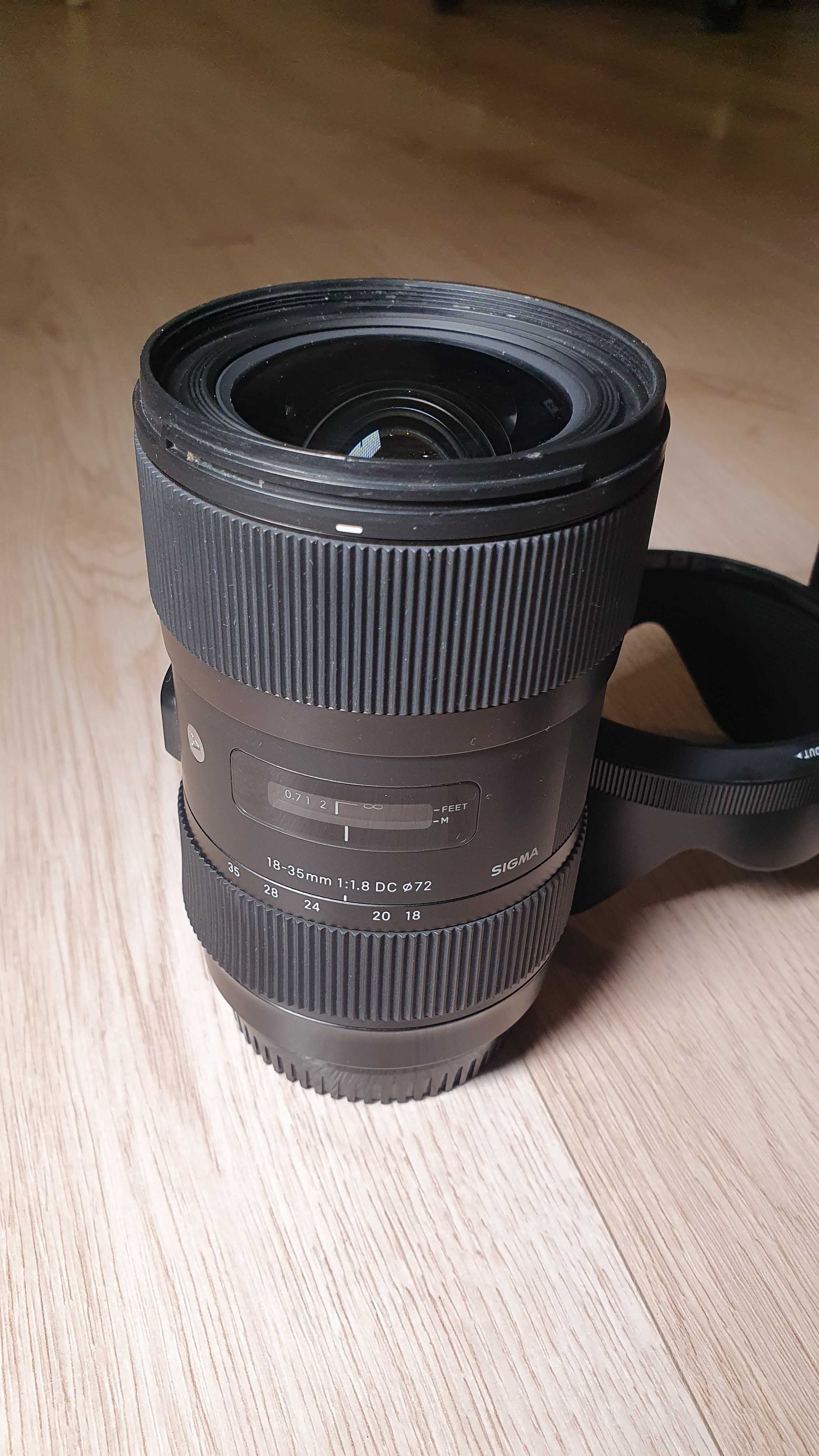 Sigma 18-35 mm F1.8 montura Canon