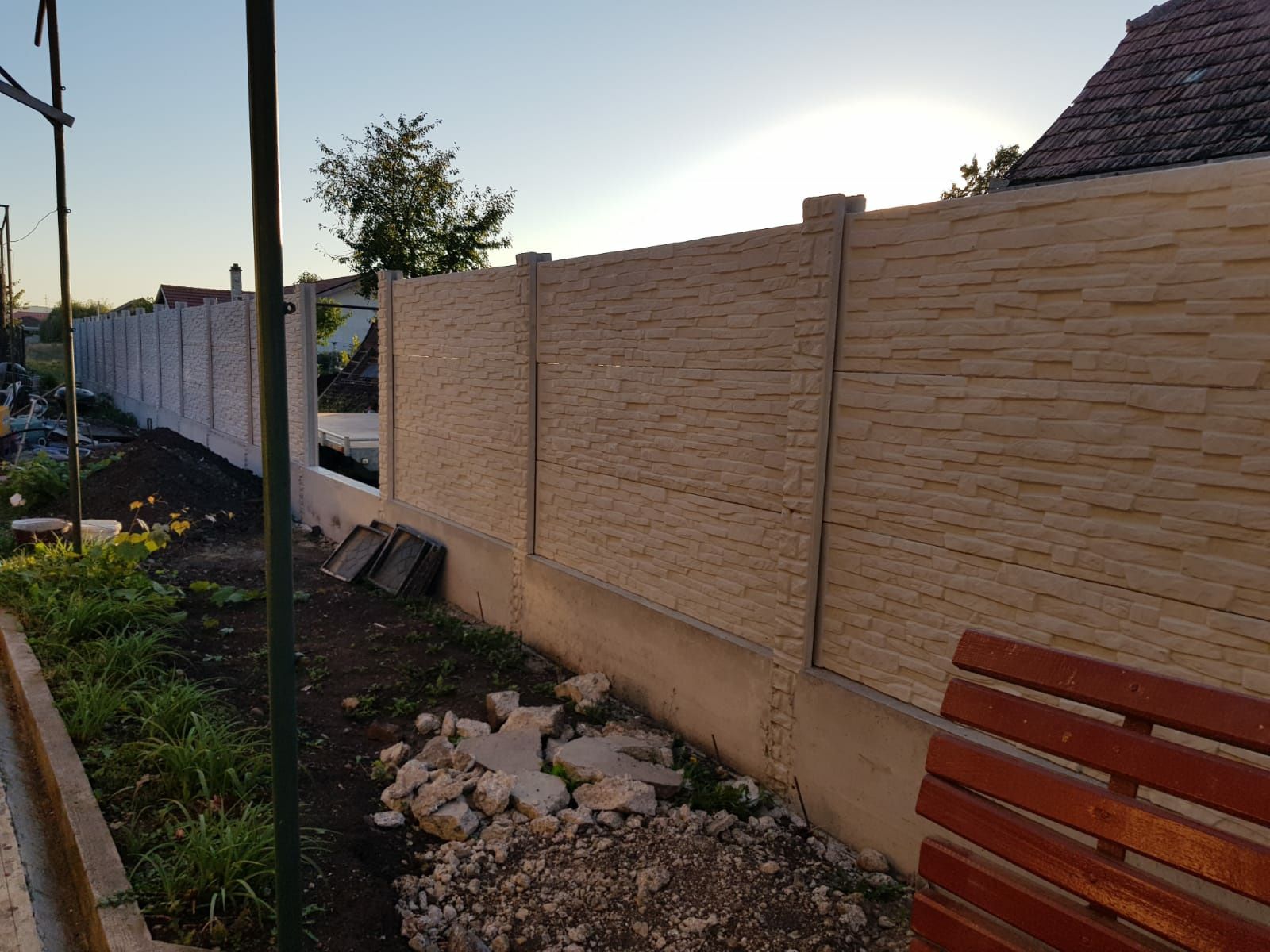 Gard beton din placi Constanta
