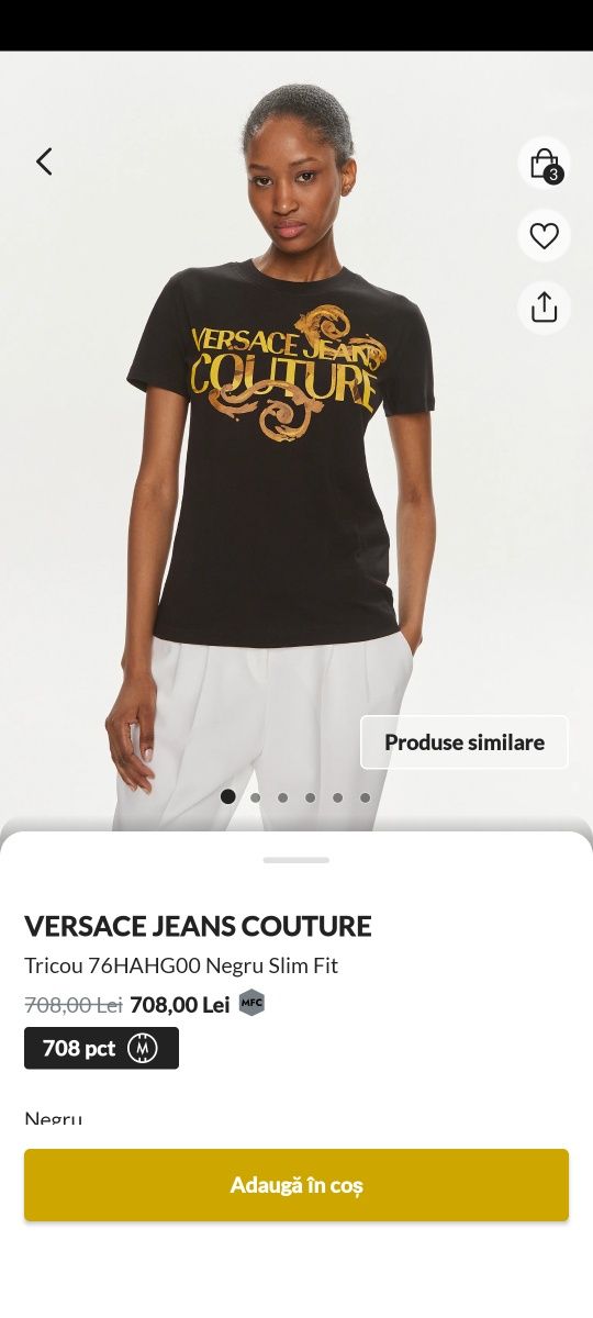 Oferta Tricou VERSACE original dama colecția noua ,M,L modele 2024