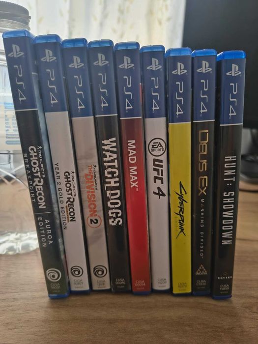 PS4 Slim 1TB + 9 игри