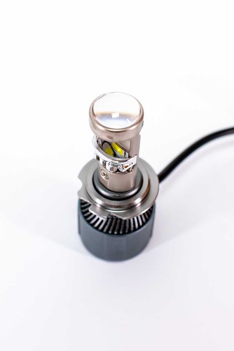 LED Крушки H7 с лупи,12-24v canbus  1 ГОДИНА ГАРАНЦИЯ