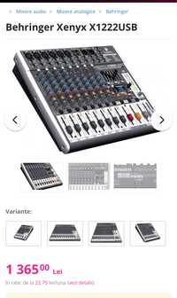 Vand mixer audio Behringer Xenyx x1222 usb
