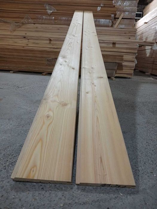 Вагонка лиственница штиль, 14х135х2000мм, АВ сорт